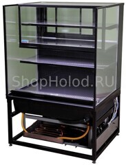 Горка холодильная с витриной ВЕНА КУБ 1,25 встройка, без панелей